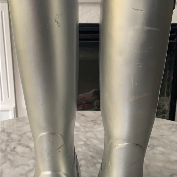 Women’s original tall Silver Hunter rain boots 6 - Picture 3 of 16